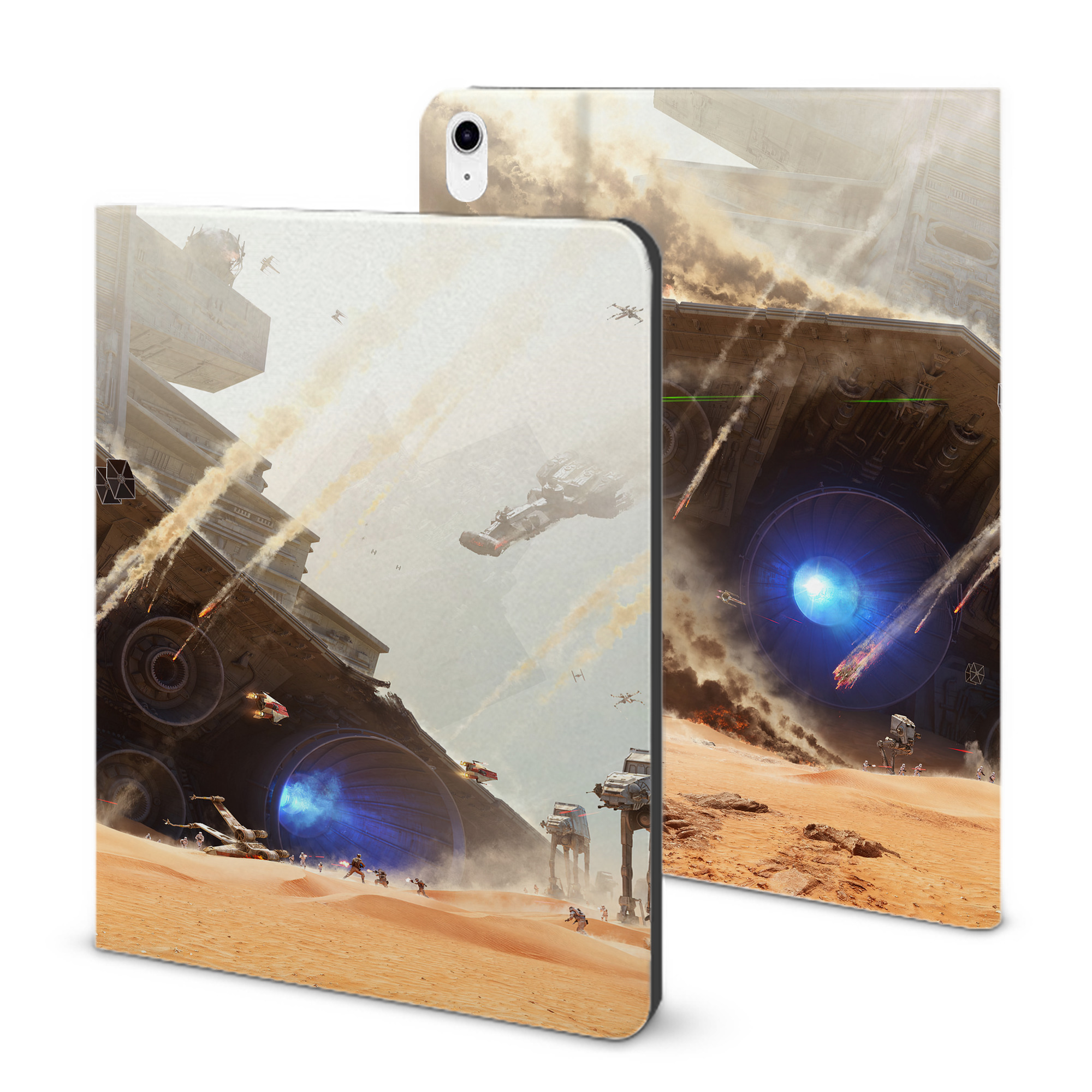 （画像用） スター・ウォーズ Star Wars IPad ケース ブック型 PUレザー TPU 耐衝撃 軽量 薄型 ペン収納なし 全面保護 IPad 各モデル対応